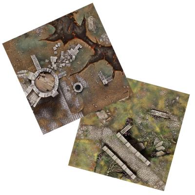 Tapis de jeu pont et ruines 1