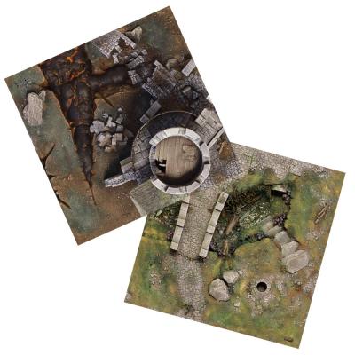 Tapis de jeu pont et ruines 2