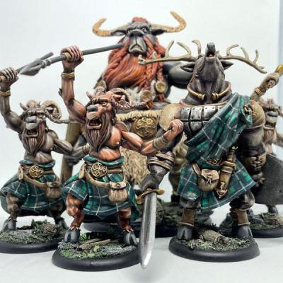 Amaël, Acmos, 3 guerrier skot Tabletop +