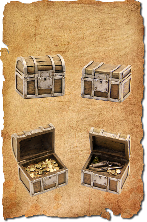 2 treasure chests