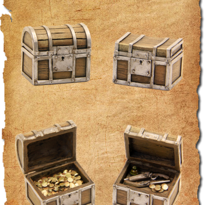2 treasure chests