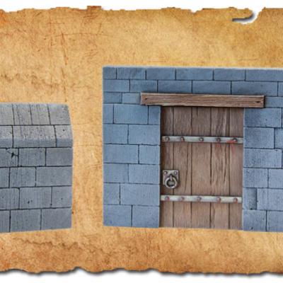 Wall and Tavern door