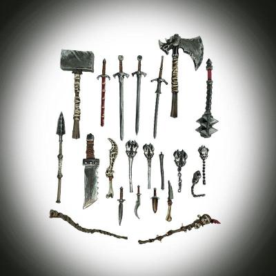 Set of 1 handed weapons