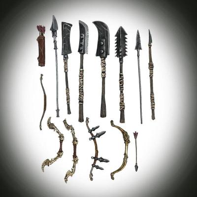 Set of 2 handed weapons